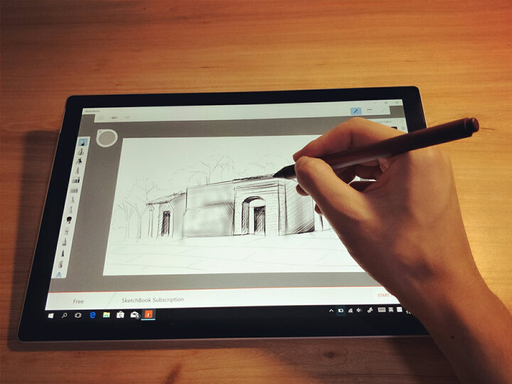 【黑色键盘套装】微软(Microsoft)Surface Pro(第五代)二合一平板电脑 (Core M3 4G 128G ) 晒单图
