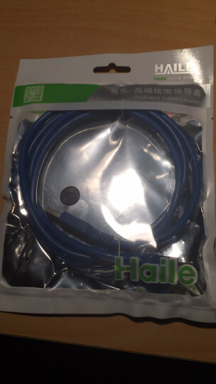 海乐（Haile）HY-45F-1.5M  USB3.0数据延长线公对母 电脑USB A公对A母加长连接线（AM-AF） 1.5米 (蓝色) 晒单图