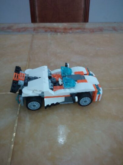 乐高LEGO创意百变三合一系列男孩儿童拼装恐龙飞机赛车积木玩具礼物 31117航天飞机冒险(8岁+486粒) 晒单图