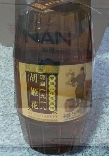 胡姬花 食用油 古法小榨 花生油5L 压榨一级 花生油 炒菜烘焙植物油 晒单图