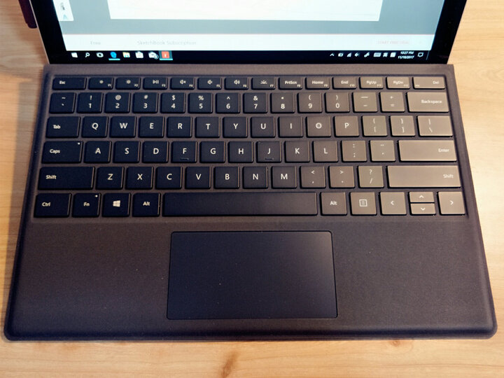 【黑色键盘套装】微软(Microsoft)Surface Pro(第五代)二合一平板电脑 (Core M3 4G 128G ) 晒单图