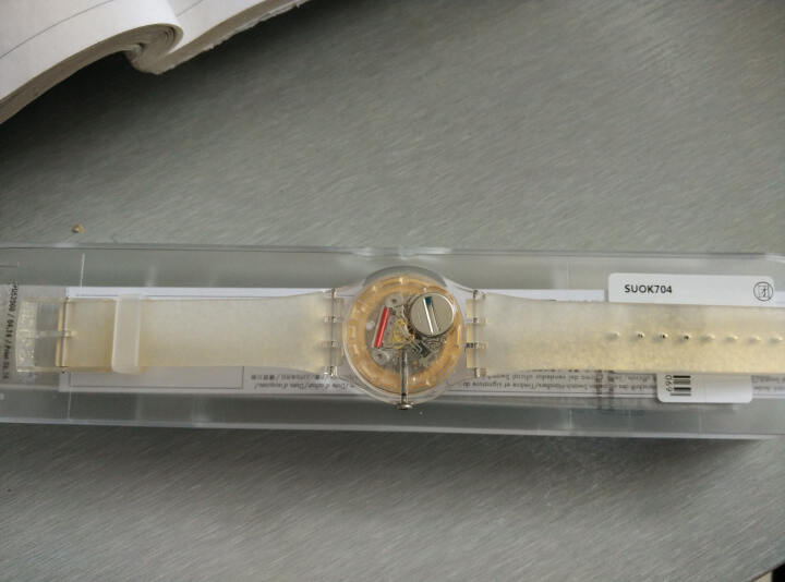 斯沃琪（Swatch）瑞士手表 原创炫彩系列金色闪烁 石英女表SUOK704 晒单图