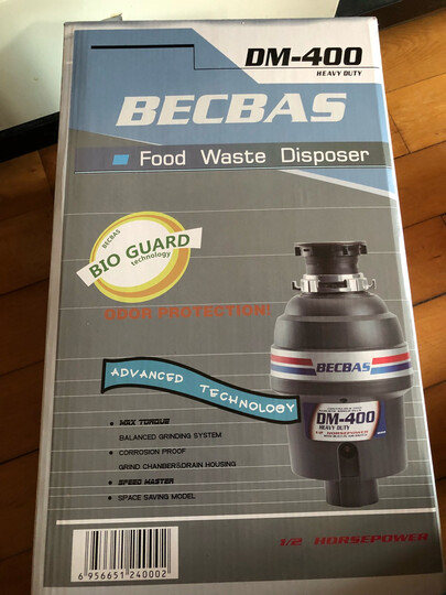 贝克巴斯(BECBAS)DM400 食物垃圾处理器处理机家用厨房厨余粉碎机重载型 晒单图
