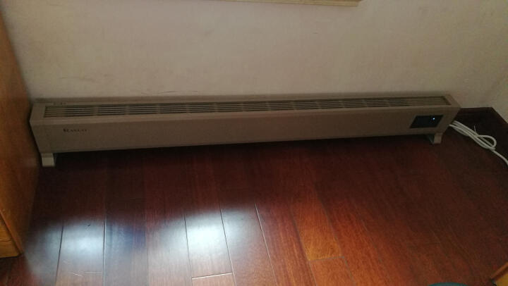 兰戈(RANGO) 美国取暖器/电暖器/电暖气 家用踢脚线智能变频APP控制款对流式电加热器移动地暖 白色 2500W智能变频app控制款1.52米长 晒单图