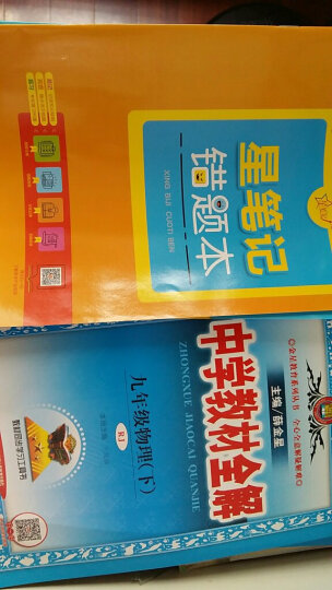 2023春新版 中学教材全解九年级下册物理 人教版教辅书初三9年级物理下教材全解 晒单图