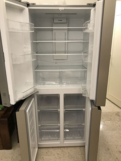 晶弘BCD-410PQC\/银拉丝:在京东上买的送货