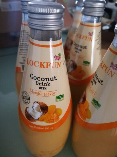 泰国进口 乐可芬 LOCKFUN 芒果味椰子汁饮料(含椰果） 290ml*6瓶 晒单图