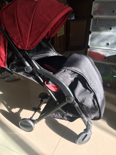 Kinderkraft 德国kk 婴儿推车可坐可躺婴儿车儿童轻便折叠可上飞机宝宝童车 0-3岁 铝合金粉色 晒单图