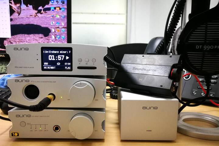奥莱尔aune X7S 甲类耳机放大器 2018款单端平衡双输出 大驱动耳放 声音温暖 银色 2018升级新款 全新标配 晒单图