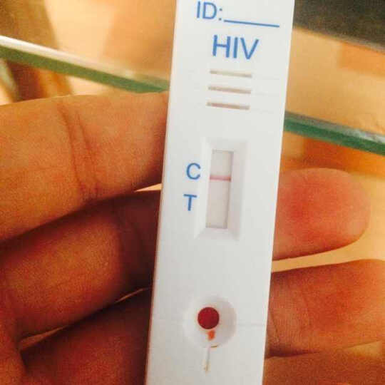 准信 艾滋病检测试纸 爱滋HIV血检测 2盒装--真