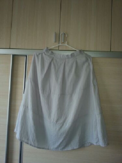 百武西 夏季新品复古棉麻拼接纯色基础文艺百