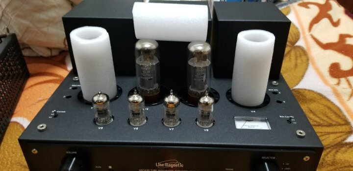 丽磁 LM-211IA 音响 HIFI高保真功放 电子管合并式功率放大器 胆机 EL34后级管 黑色 晒单图