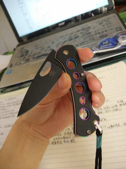 三刃木 工具刀 7081BUI-SHX 原781(户外探险折叠刀、救生军刀、多用途工具刀) 晒单图