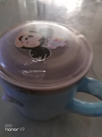 韩国进口 迪士尼（Disney）萌萌米奇宝宝水杯学饮杯 儿童不锈钢水杯隔热饮水牛奶儿童杯子带盖（250ml）07 晒单图