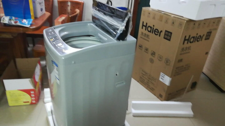 海尔（Haier)8公斤直驱变频波轮全自动洗衣机 智能app控制 飓风瀑布洗 智能称重节能省水 EB80BM2WU1 晒单图