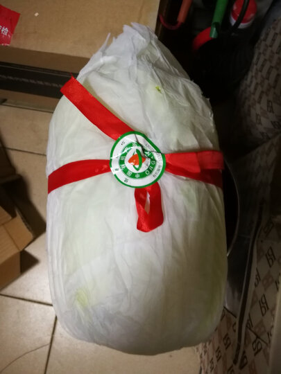 绿源禾心（LVYUANHEXIN）正宗胶州大白菜 约10斤 2颗礼盒装  蔬菜认证 生鲜顺丰配送 晒单图