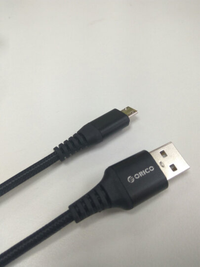 【两条装】奥睿科（ORICO）安卓数据线Micro USB快速充电线 凯夫拉编织 支持华为/三星 MTK-1R1B 黑红套装 晒单图