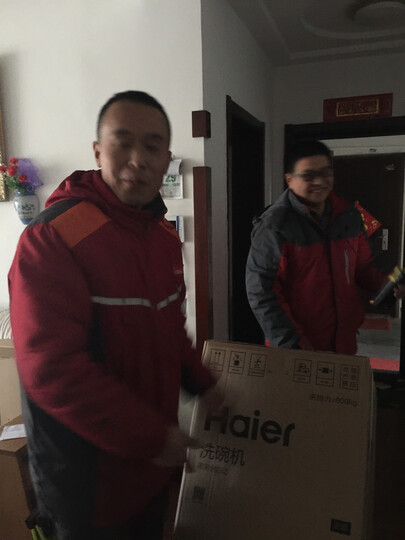 海尔(Haier)14套 超大容量 易安装 智能感应洗 升级除菌洗 家用独立式 嵌入式两用 家用洗碗机 EW14718 晒单图