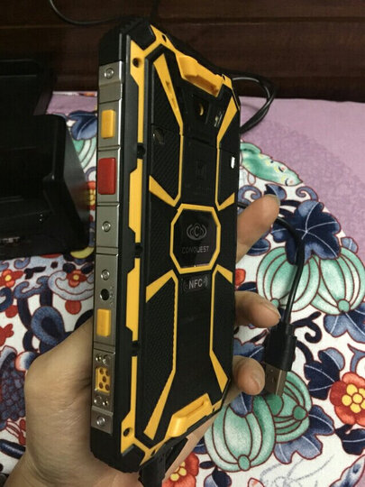 CONQUEST 征服S8 三防智能手机 防水对讲机 4G 双卡双待 超长待机 4GB+64GB版黄色 晒单图