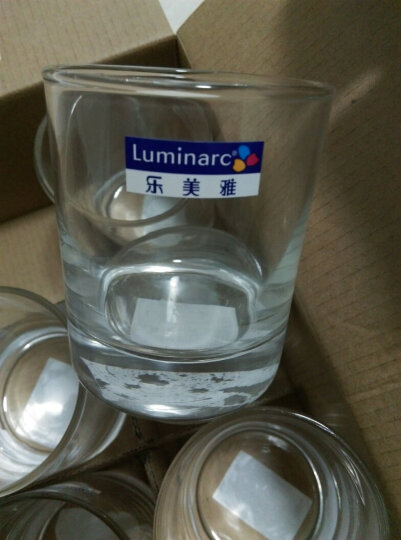 乐美雅 Luminarc 圆形伊斯朗无铅玻璃水杯果汁茶杯饮料果汁白酒杯 200ml 6只装 晒单图