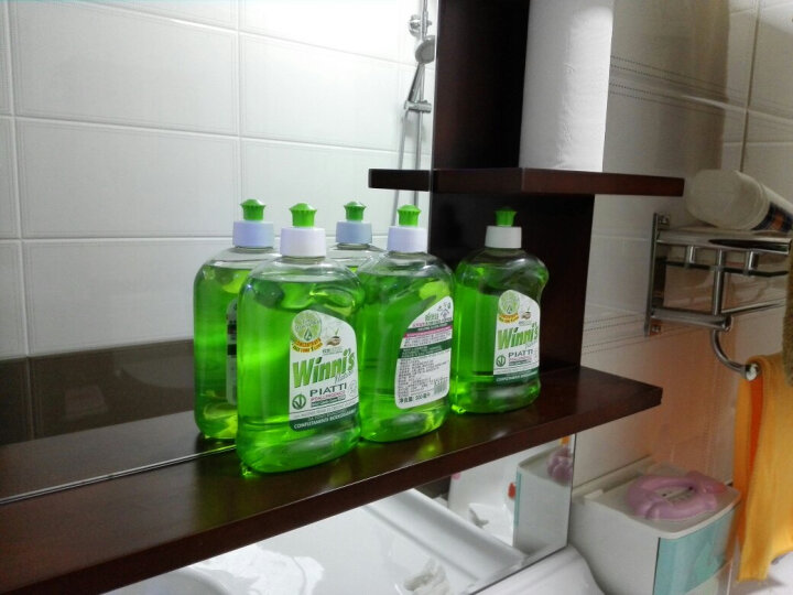 薇倪丝 Winni's 浓缩型洗洁精3瓶特惠装 750ml×2瓶 柠檬苹果香(意大利进口) 晒单图