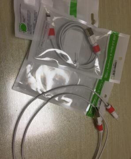 绿联 MFi认证 苹果数据线Xs Max/XR/X/8/7手机快充充电器线USB电源线 支持iphone5/6s/7Plus/ipad 1米20728白 晒单图