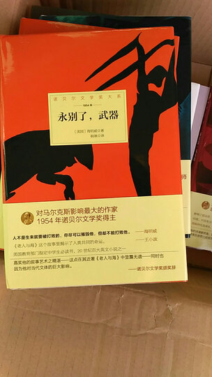 诺贝尔文学奖大系:永别了 武器 晒单图