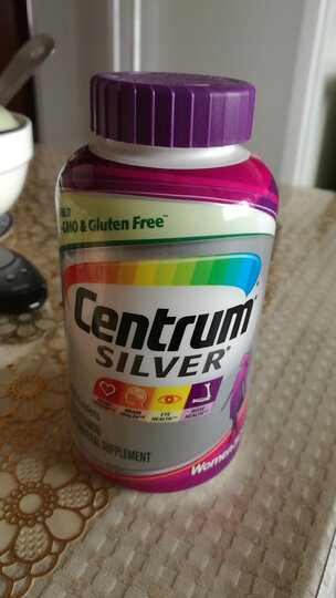 善存(Centrum)中老年女性复合维生素 250粒/瓶 50岁以上 银片(美国进口) 晒单图