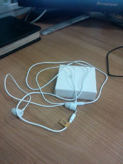 小米(MI) 小米活塞耳机简装版 白色--音质不错,超