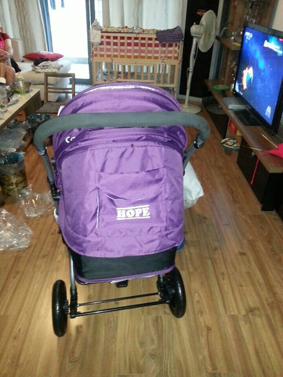 呵宝婴儿推车婴儿车可平躺轻便可折叠 儿童车