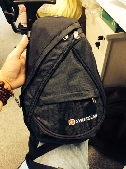 士军刀SWISSGEAR 防泼水十字提花尼龙料休