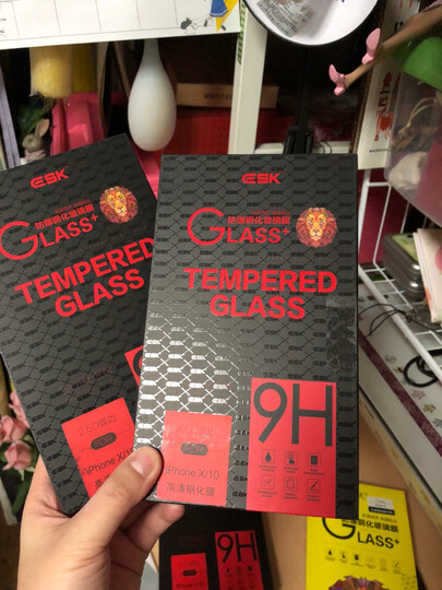 ESKiPhoneX\/10钢化膜 苹果X\/10玻璃膜:买了