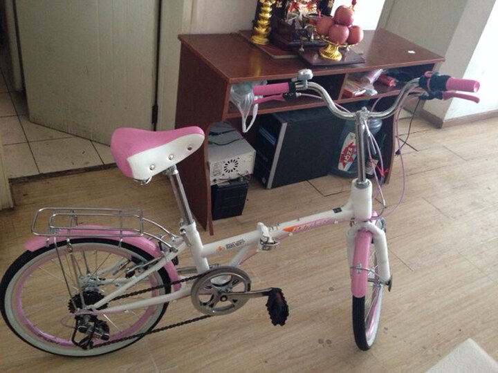 永久自行车20寸快装 7级变速折叠成人学生车2