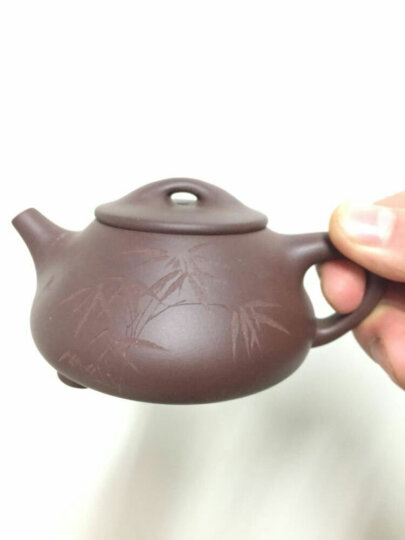 此时此刻 紫砂壶纯全手工家用宜兴泡茶壶名家收藏茶壶石瓢壶送紫砂杯茶具送礼装 段泥光素款（单壶） 晒单图