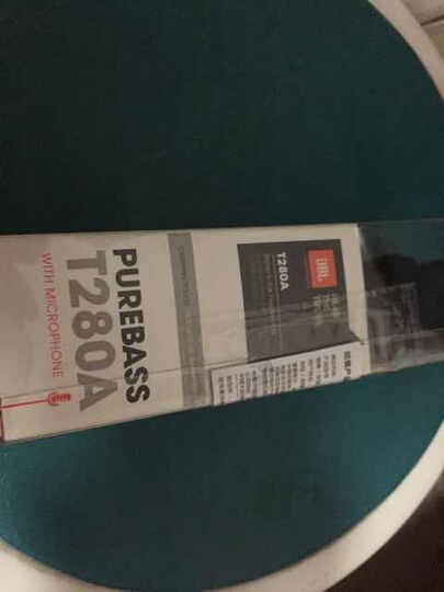 JBL T280A 立体声入耳式耳机\/手机耳机 珍珠黑