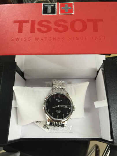 天梭(TISSOT)瑞士手表 力洛克系列钢带机械男士手表T41.1.483.52 晒单图