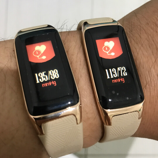 即诺 X1智能手环彩屏心率血压男女计步器穿戴运动腕表苹果魅族小米华为三星手机通用 红色(曲面屏+心率血压+提醒) 晒单图