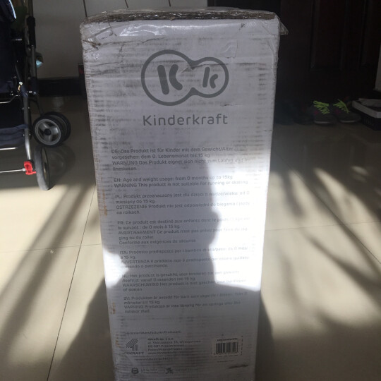 KinderKraft德国kk婴儿推车可坐可躺儿童车轻便折叠可上飞机宝宝童车0-3岁 铝合金蓝色 晒单图