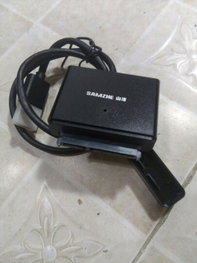山泽(SAMZHE) USB3.0转SATA转换器  2.5/3.5英寸硬盘数据转接线 笔记本台式机硬盘线易驱线 0.5米 YQX-01H 晒单图