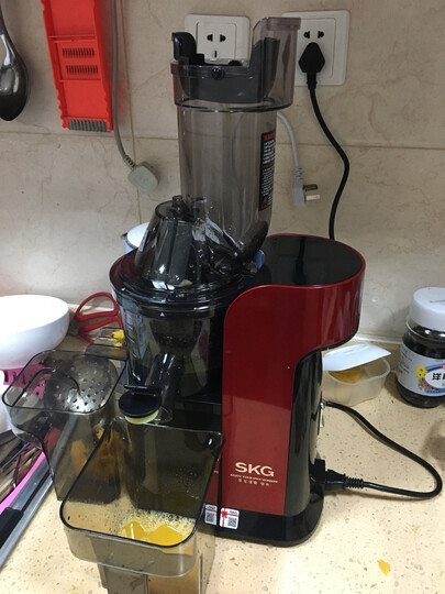 SKG 榨汁机家用渣汁分离慢速原汁机大口径多功能全自动果汁机辅食电动蔬菜迷你多汁 商用家用果汁机2110 晒单图