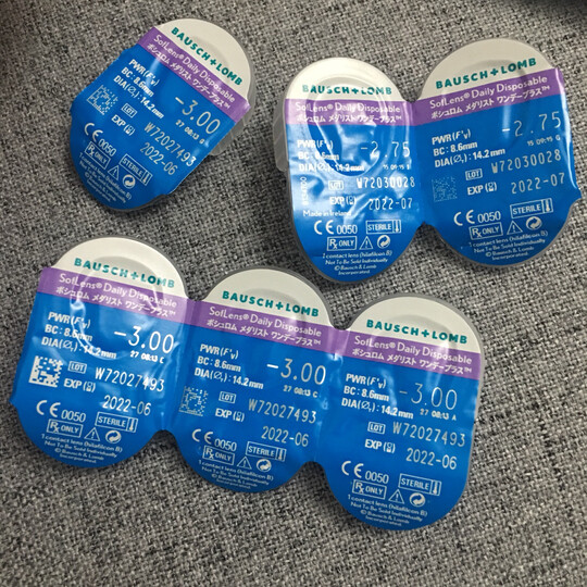 博士伦隐形眼镜:不知道眼睛度数近期涨了50度