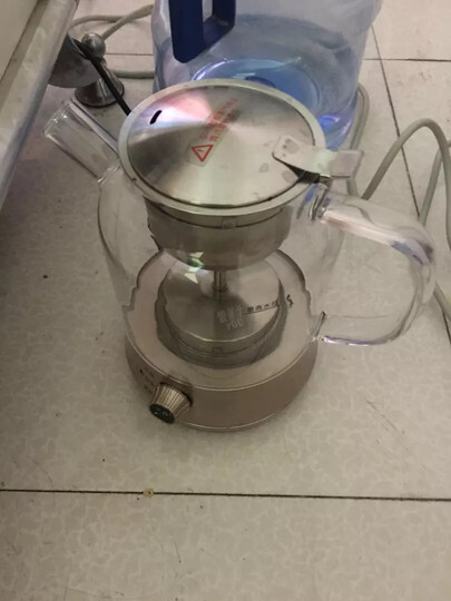 心好708煮茶器黑茶电茶壶养生壶玻璃电热水壶煎药壶烧水壶茶具电茶炉多功能电煮茶壶花茶壶保温 604款黑色 晒单图