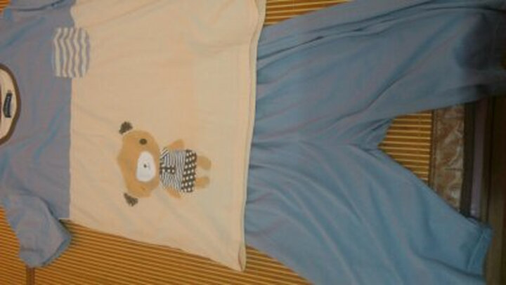 朵纷睡衣短袖时尚睡衣 可爱男女士卡爱卡通条