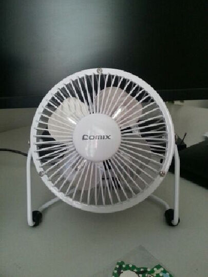 齐心(COMIX) L602 USB迷你风扇 4寸 白色--声