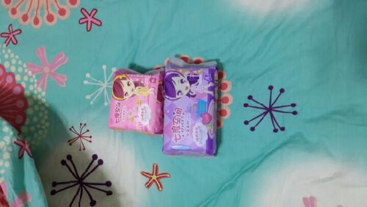 七度空间 少女系列 纯棉表层超薄型卫生巾 超长