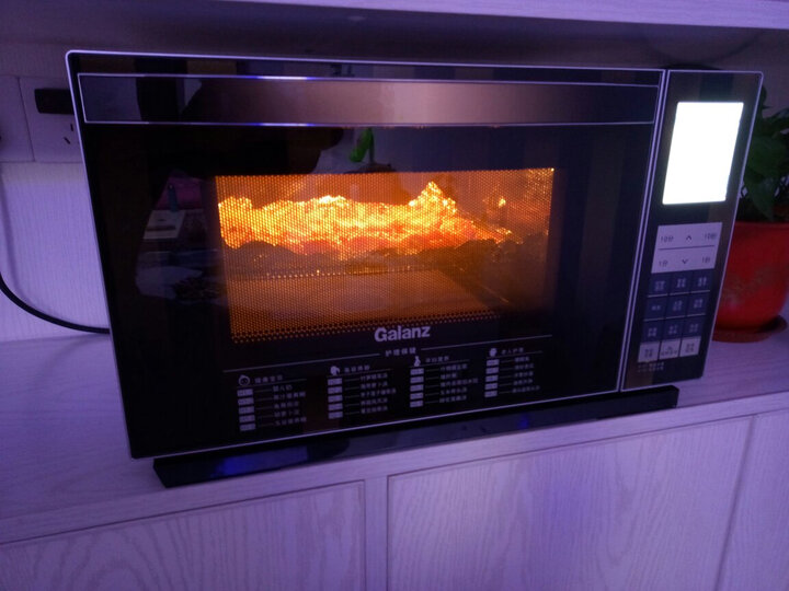 格兰仕微波炉 光波炉 微烤箱一体机 智能23L 800W 平板 家用 智控大屏款 R6K(S0) 晒单图