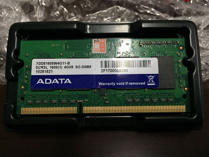 威刚（ADATA）笔记本电脑内存条4G8G16G DDR3/DDR4 2400 2666 3200 8G DDR3L 1600 低电压 晒单图