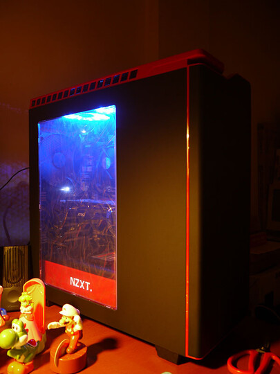 恩杰(NZXT) H440 黑色 (全钢顶部前面面板\/液体