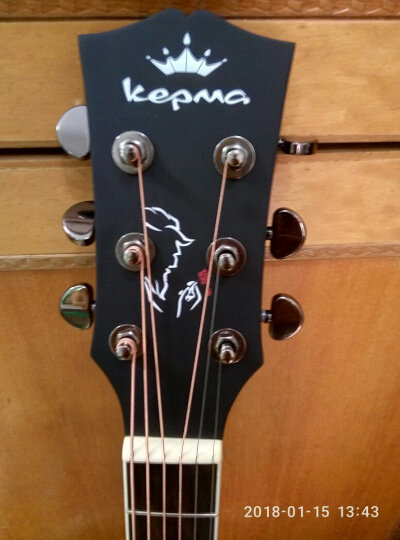 kepma卡普马A1C3TSM卡马卡农民谣吉他初学者入门吉它 日落色40英寸 晒单图