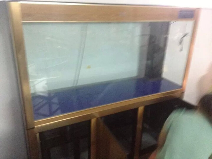 德克鱼缸水族箱中型1.2米1.5米 超白玻璃中式屏